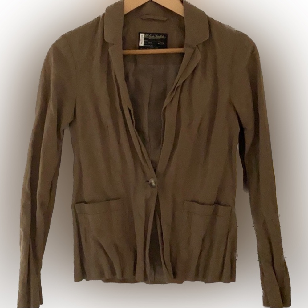 ALLSAINTS Crinkle single Button Jacket Small